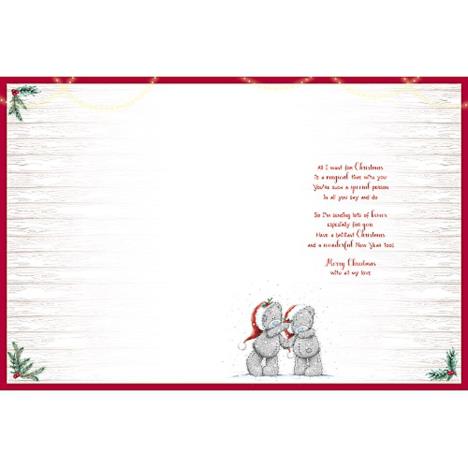 Girlfriend Large Me to You Bear Christmas Card Extra Image 1